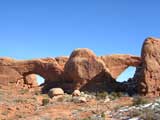 East and West Window Arches, Arches National Park, UT