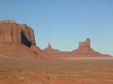 Sentinel Mesa, Big Indian, Bear and Rabbit Summit, and Stagecoach, Monument Valley, AZ