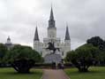 Jackson Square and Saint Louis Cathedral, French Quarter, New Orleans, LA