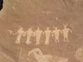 Ceremonial Dance, Indian Petroglyph, Moab, UT